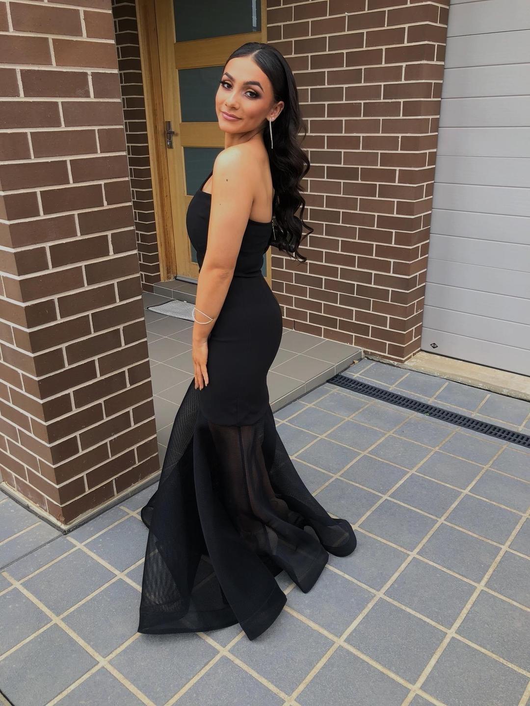 Bronx and Banco Black Gown Size 6 for rent on The Volte - main image