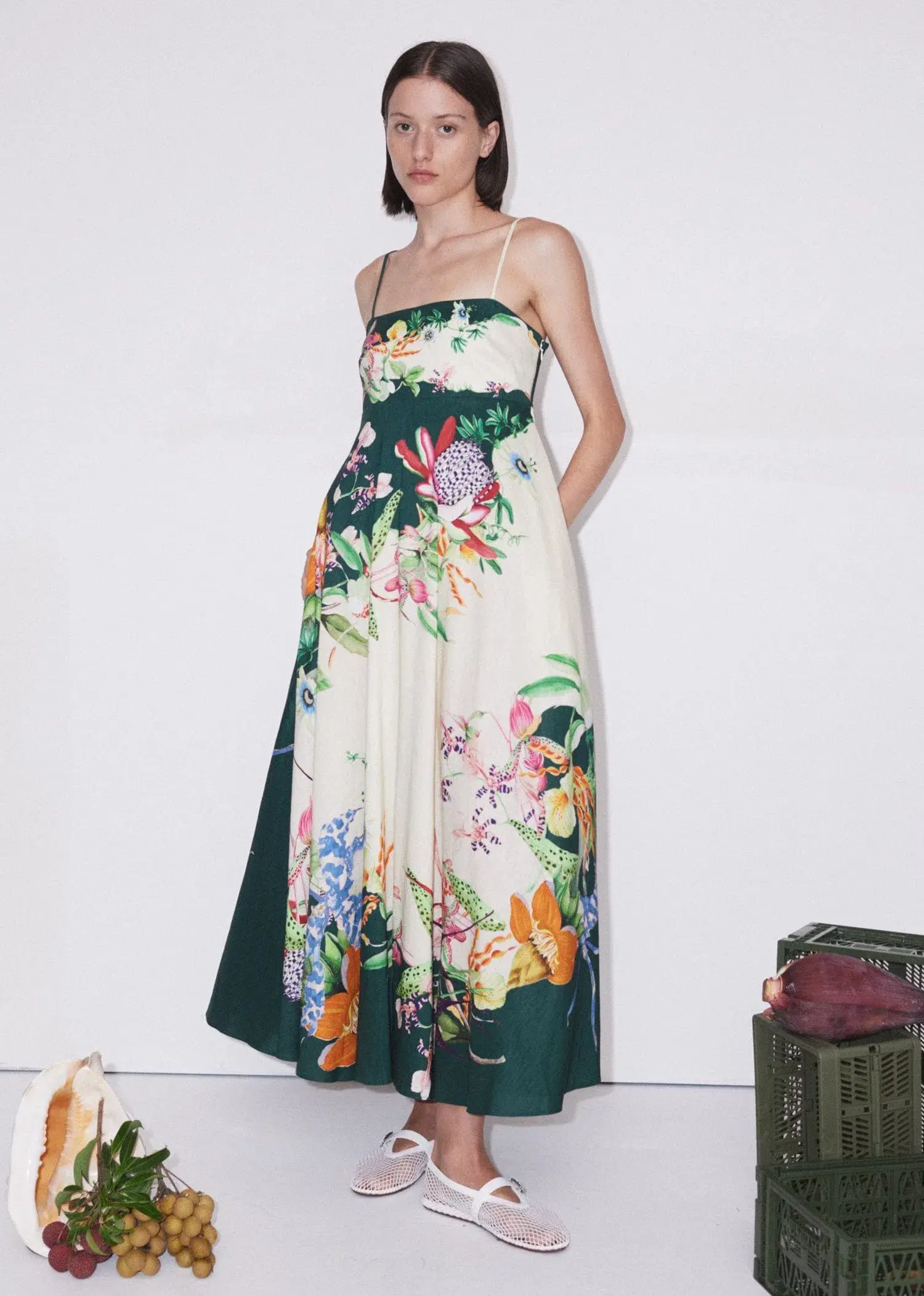 Alemais Aggie Sundress Floral Size 8 - Image 1