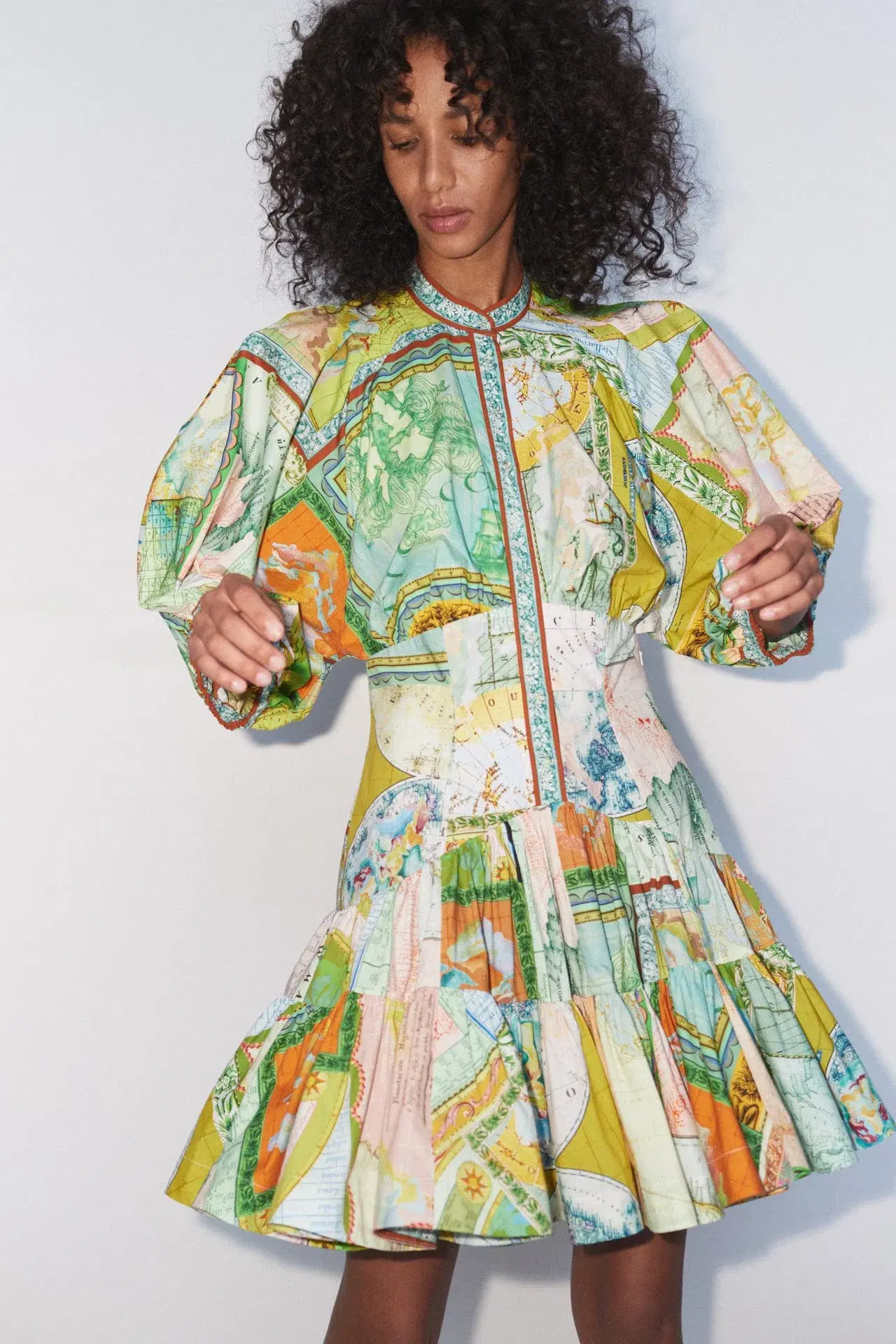 Alemais Atlas Mini Dress Multi Size 10 - Image 2