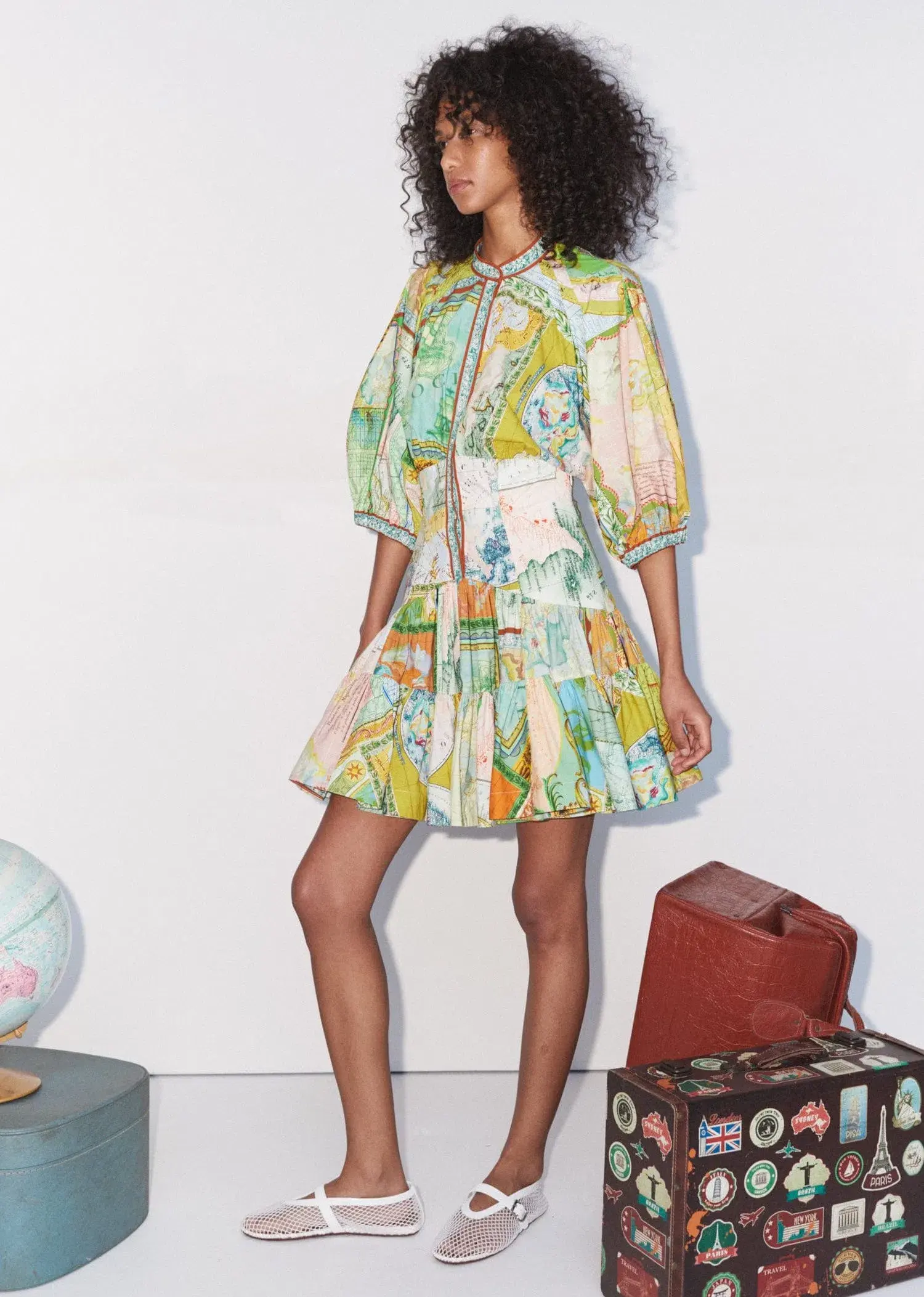 Alemais Atlas Mini Dress Multi Size 10 - Image 1