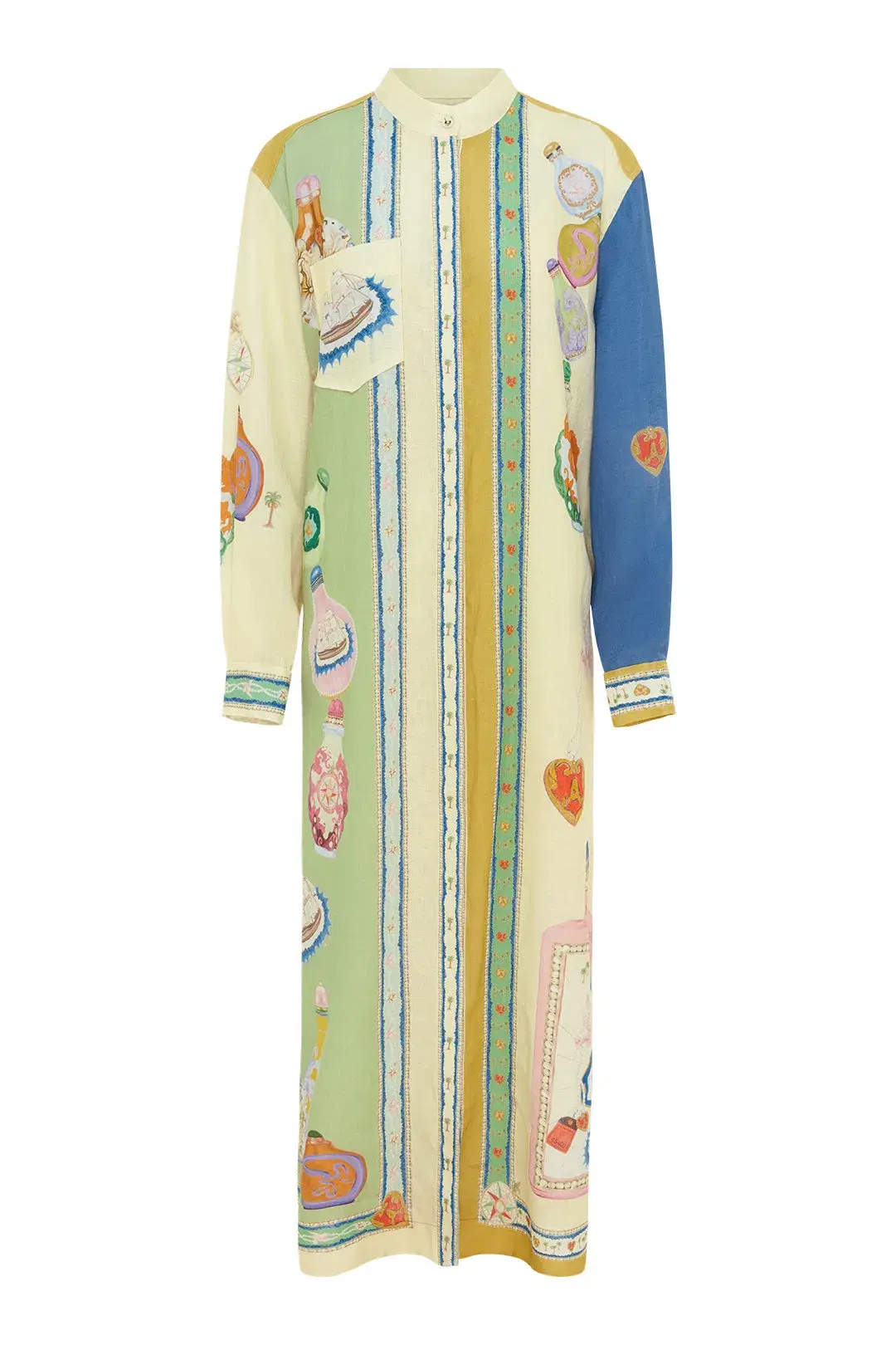 Alemais Elixir Shirtdress Print Size 8 - Image 6