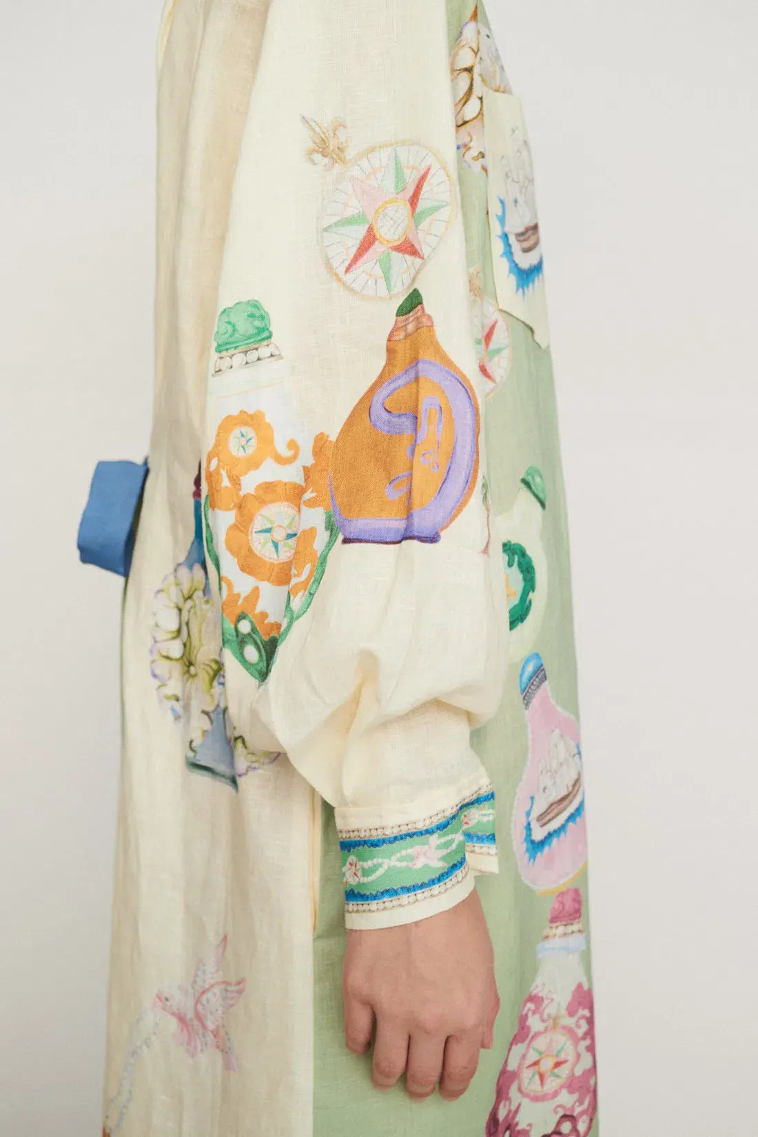 Alemais Elixir Shirtdress Print Size 8 - Image 5