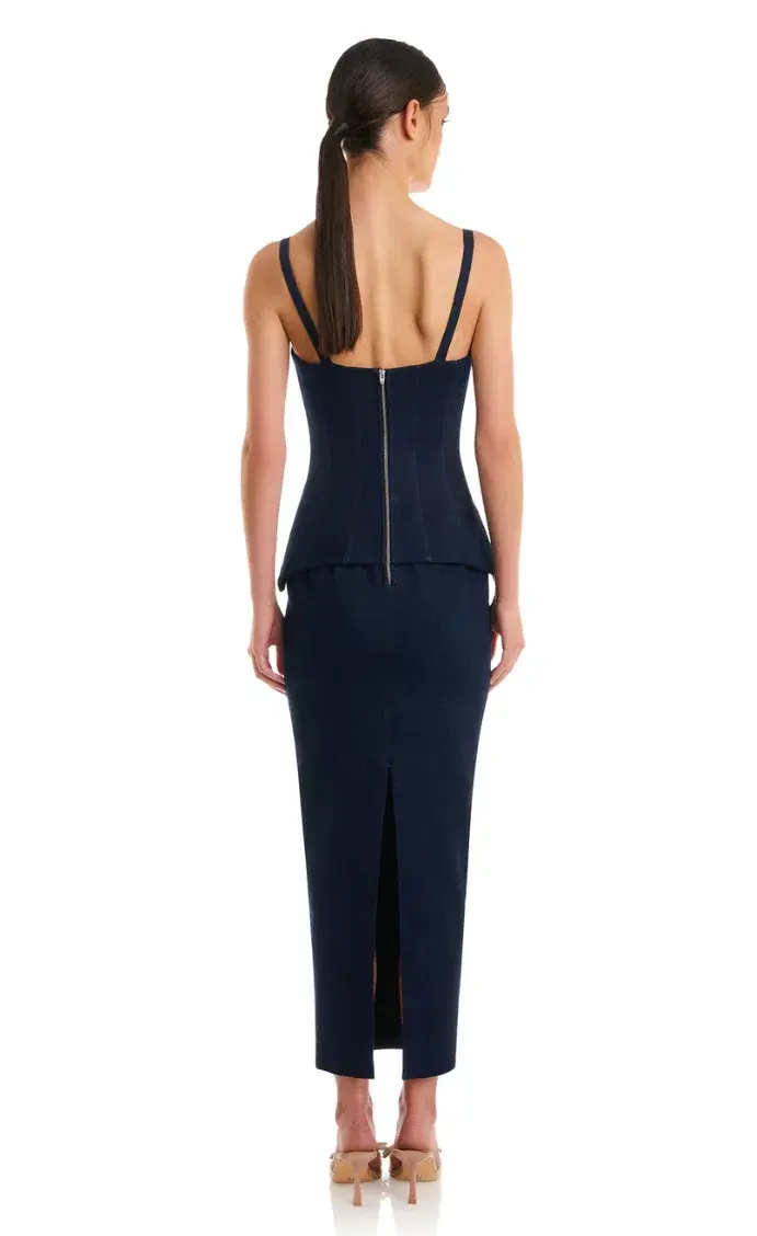 Eliya the Label Monet Midi Dress Blue Size XS / AU 6 - Image 3