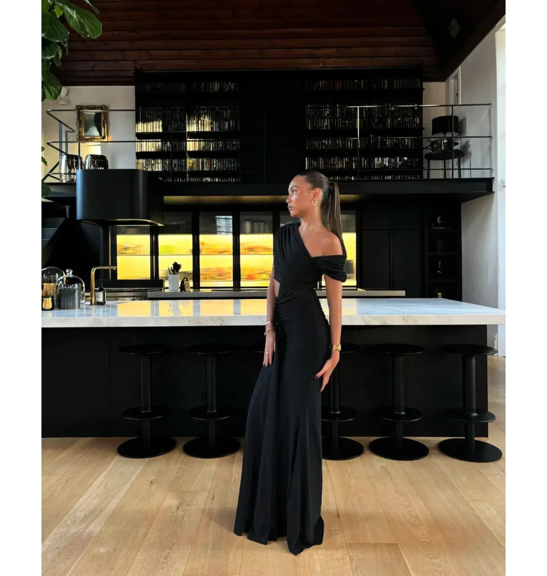 She Is Olla Zimi Dress Black Size AU 8 - Image 5