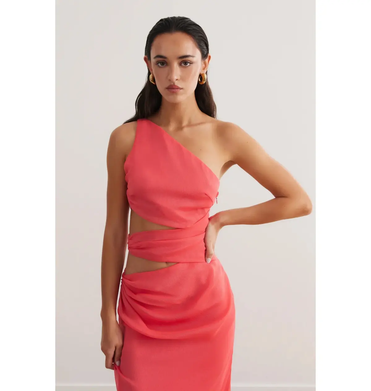 Lexi Aurea Dress Flamingo Size AU 6 - Image 2