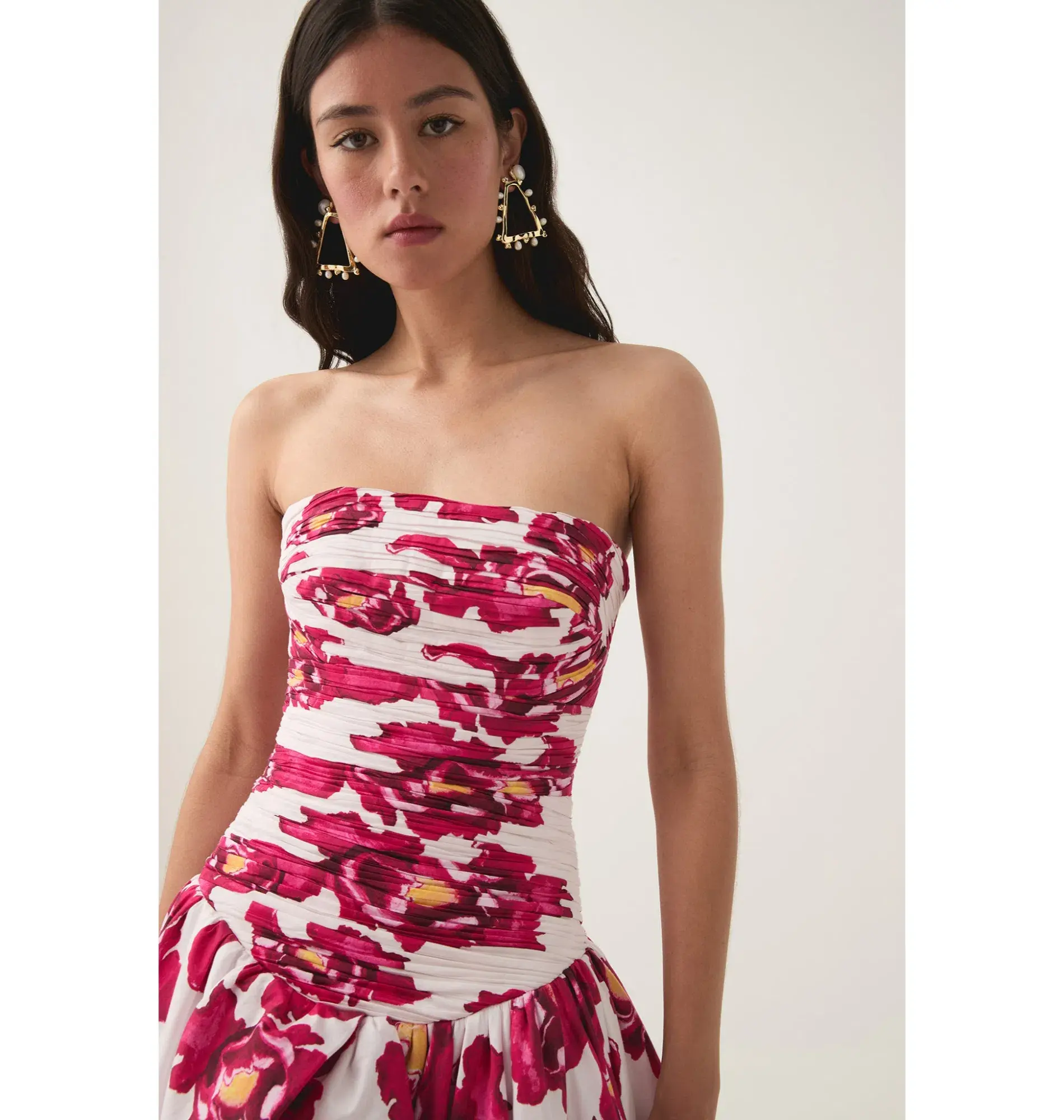Aje Behold Maxi Dress Boldly Blooming Size AU 8  - Image 3