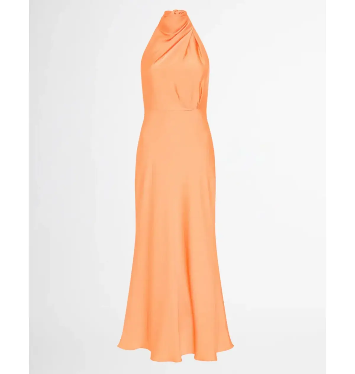 Sheike Jasmine Midi Dress Coral Size AU 6 - Image 5