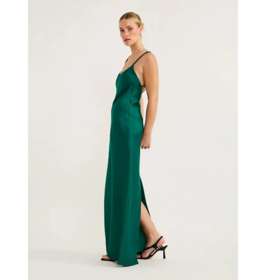 Camilla and Marc Otilia Slip Dress Jade Size AU 12 for rent on The Volte - main image