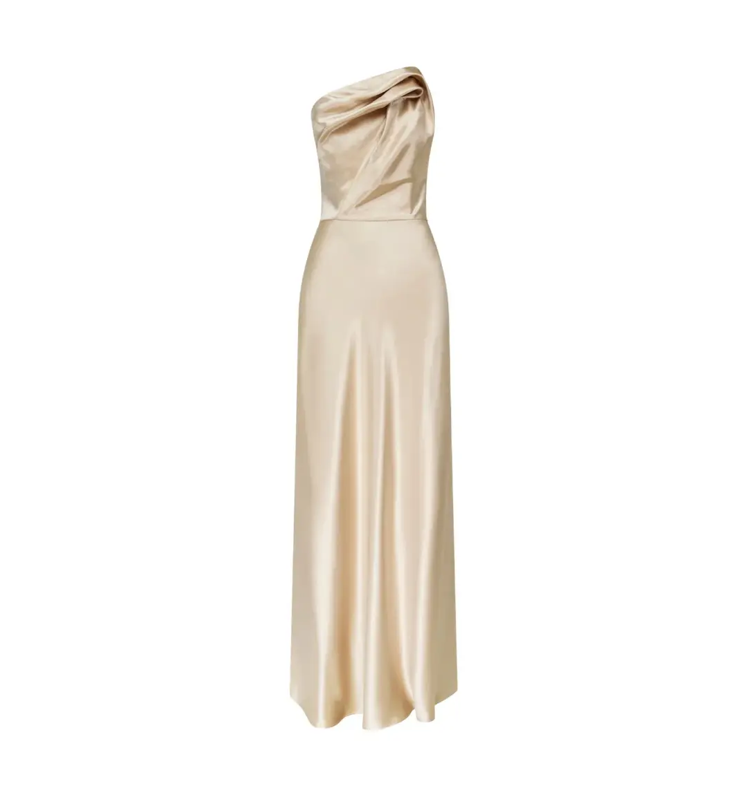 Manning Cartell Show Me Love Strapless Gown Champagne Size AU 10 for rent on The Volte - main image