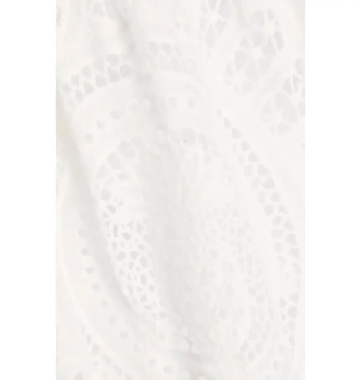 Zimmermann Cutout Broderie Anglaise Linen Mini Dress White Size 1 / AU 10 - Image 4