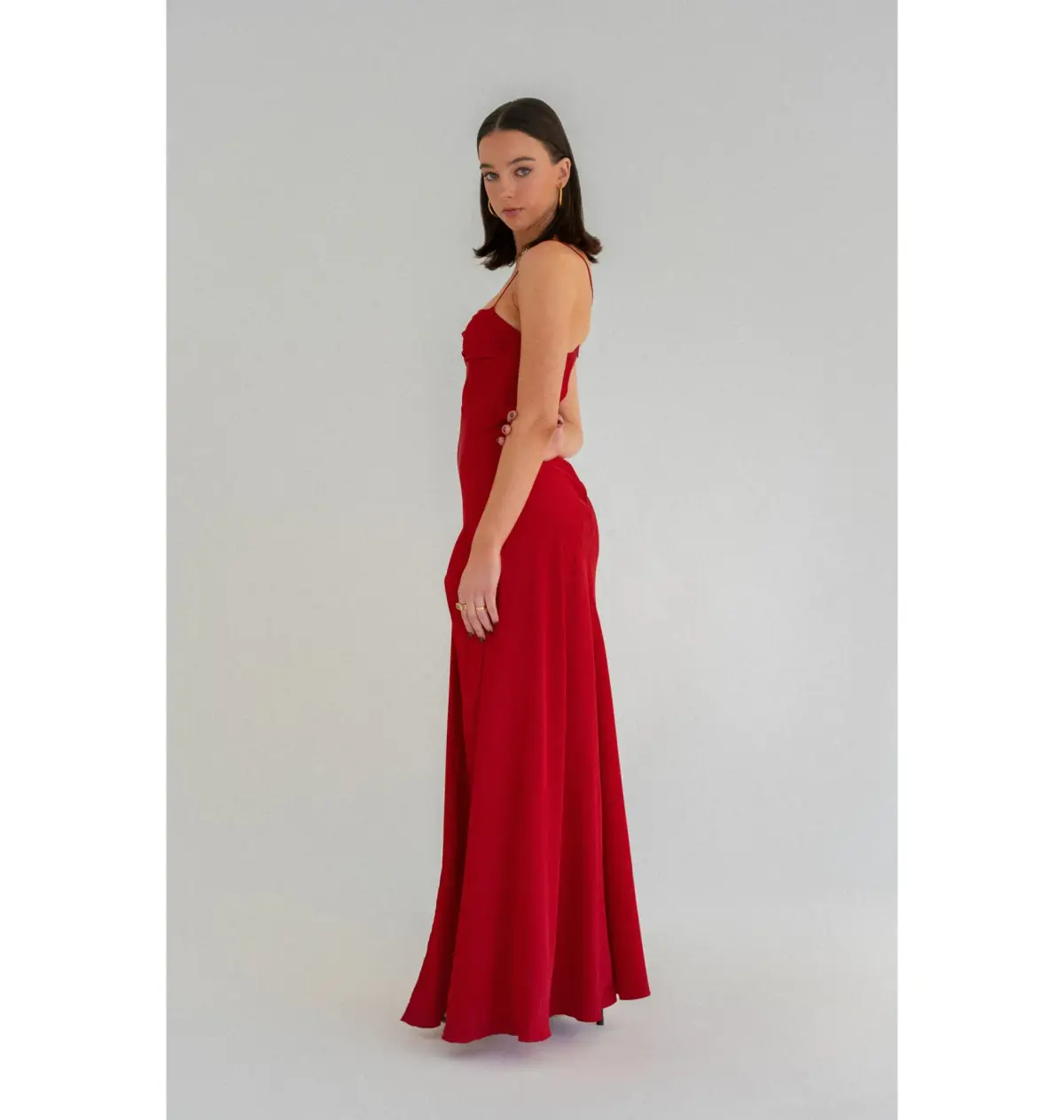 HNTR The Label Gaia Gown Wine Size S / AU 8 - Image 2
