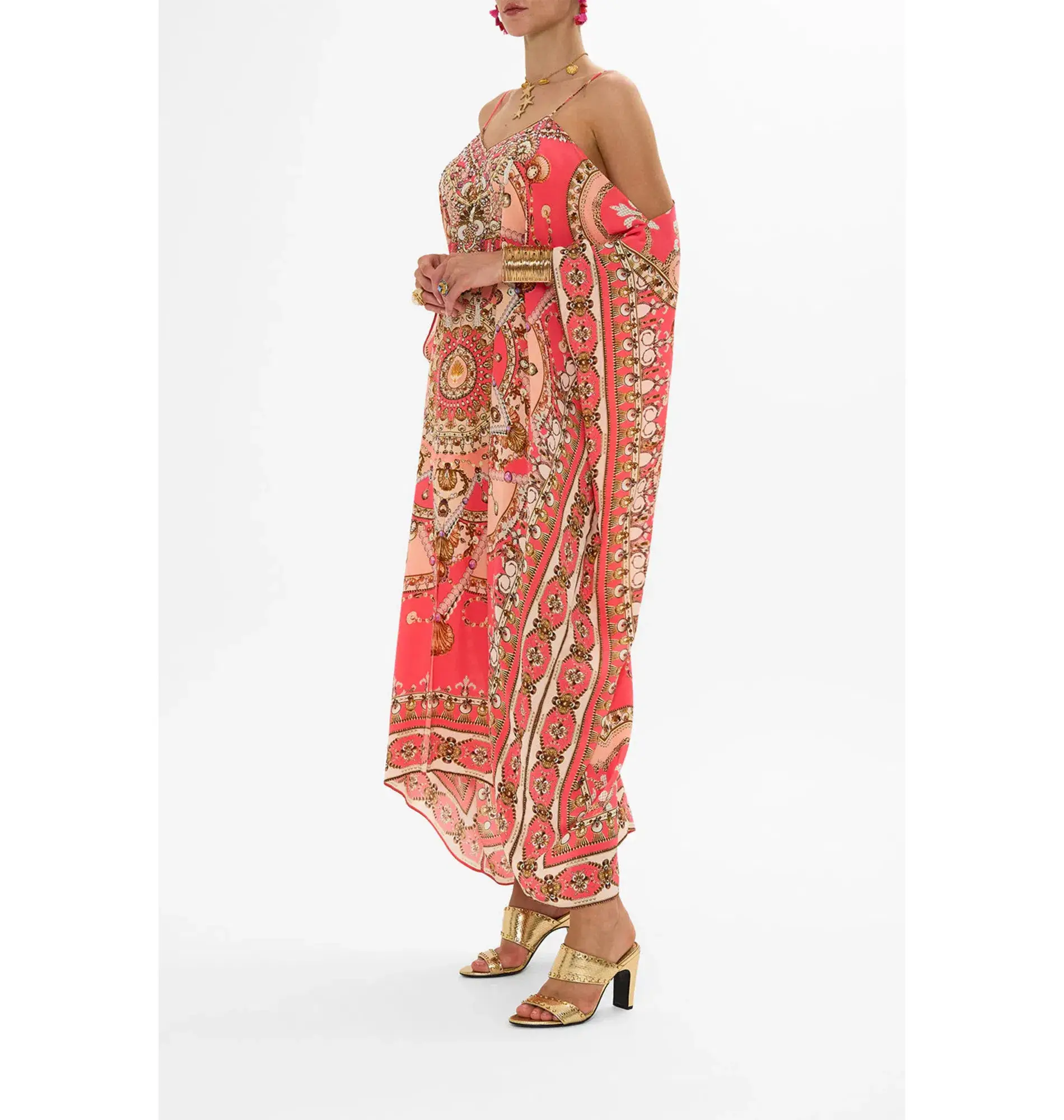 Camilla The Shell Games Shoestring Strap Kaftan Print One Size - Image 3