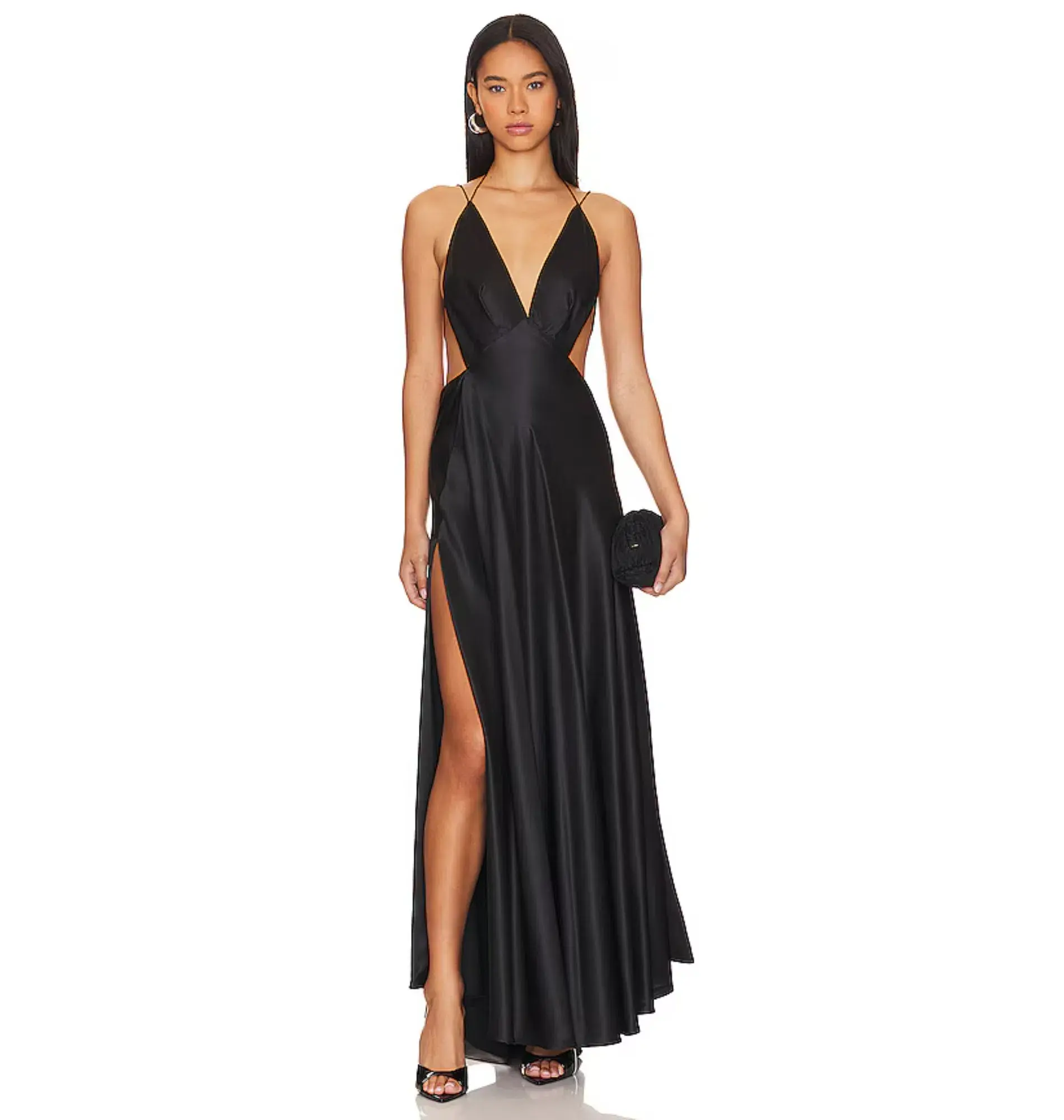 Michael Lo Sordo Tash Black Gown Black Size AU 10 - Image 1