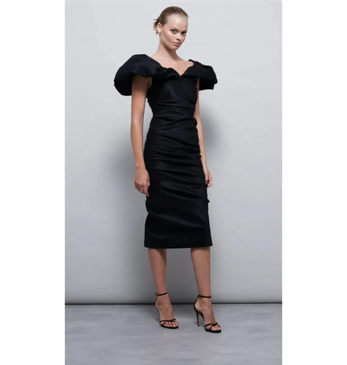 Rachel Gilbert Frey Dress Black Size 2 / AU 10  - Image 1