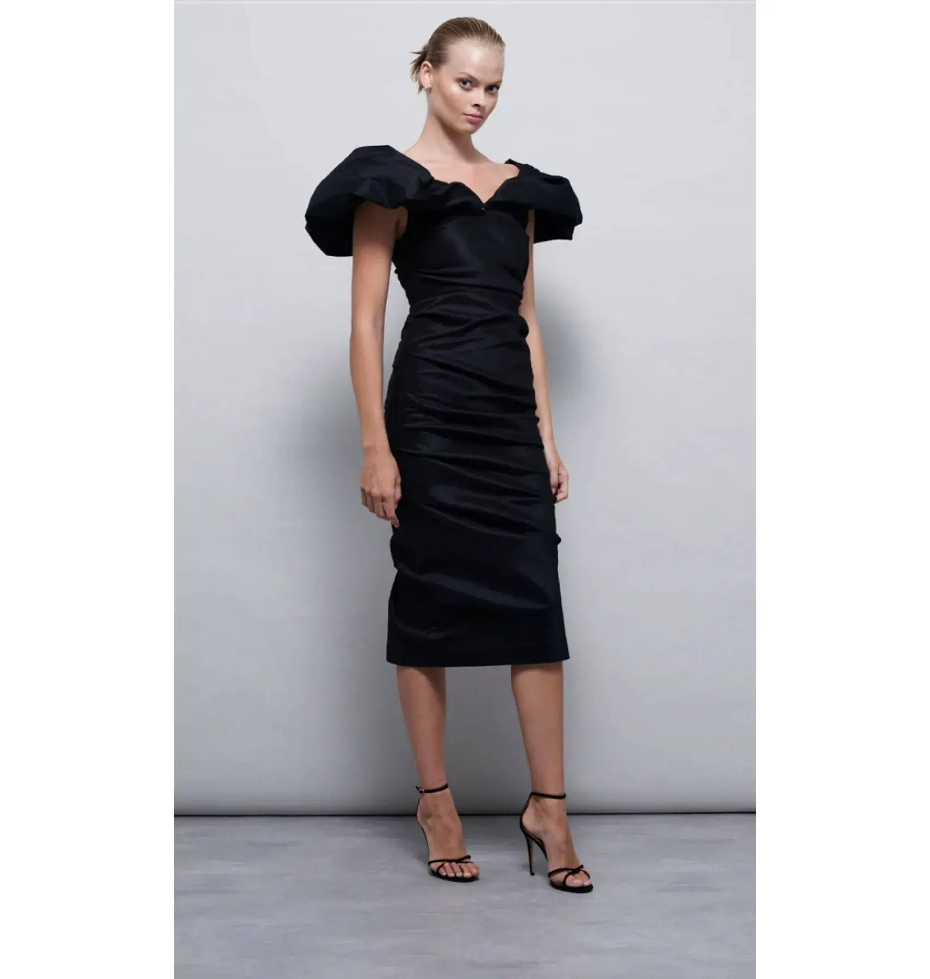 Rachel Gilbert Frey Dress Black Size 2 / AU 10  - Image 1