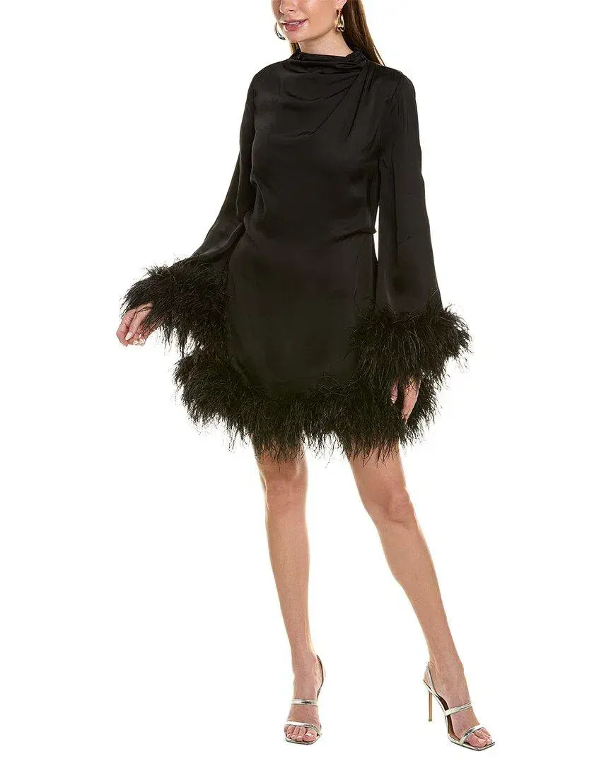 Rachel Gilbert Pietro Mini Dress Black Size 2 / AU 6 - Image 1