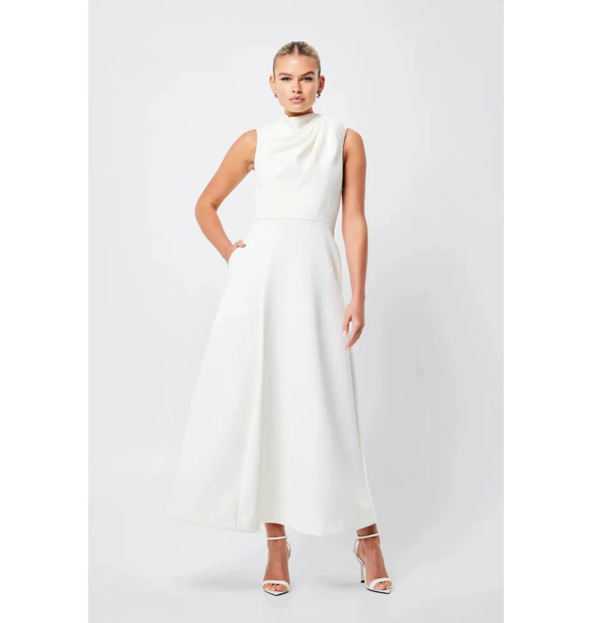 Mossman Cosmic Dress White Size AU 16 - Image 1