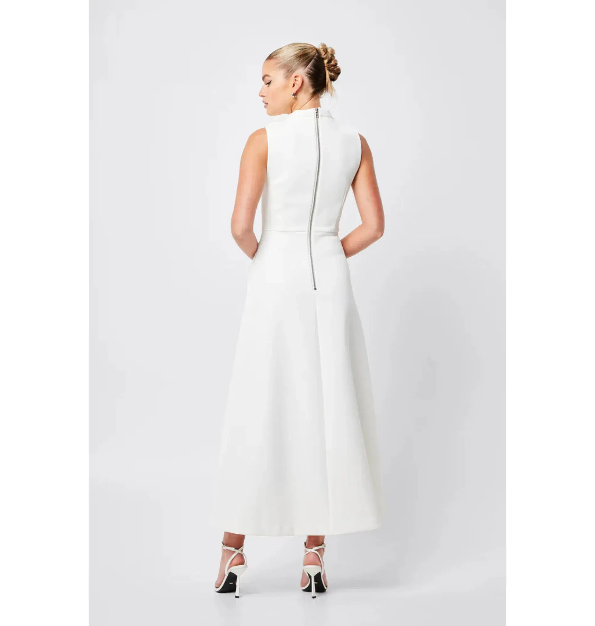Mossman Cosmic Dress White Size AU 16 - Image 3