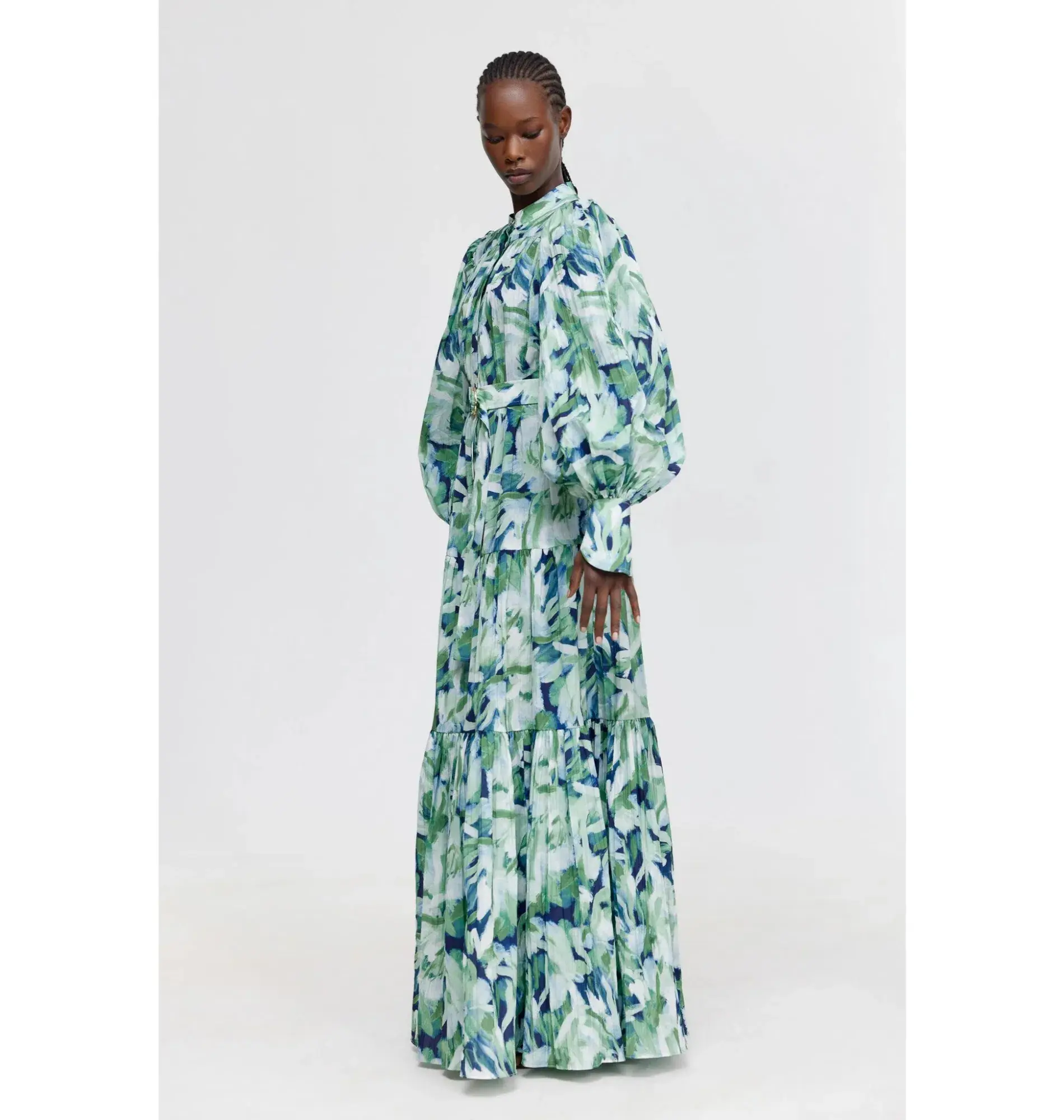 Acler Matthew Maxi Dress in Fresco Garden Size AU 16 - Image 2
