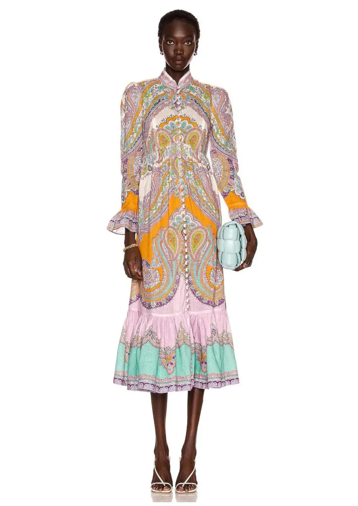 Zimmermann Lola Paisley Midi Dress Daisy Paisley Size 0 / AU 8 - Image 1