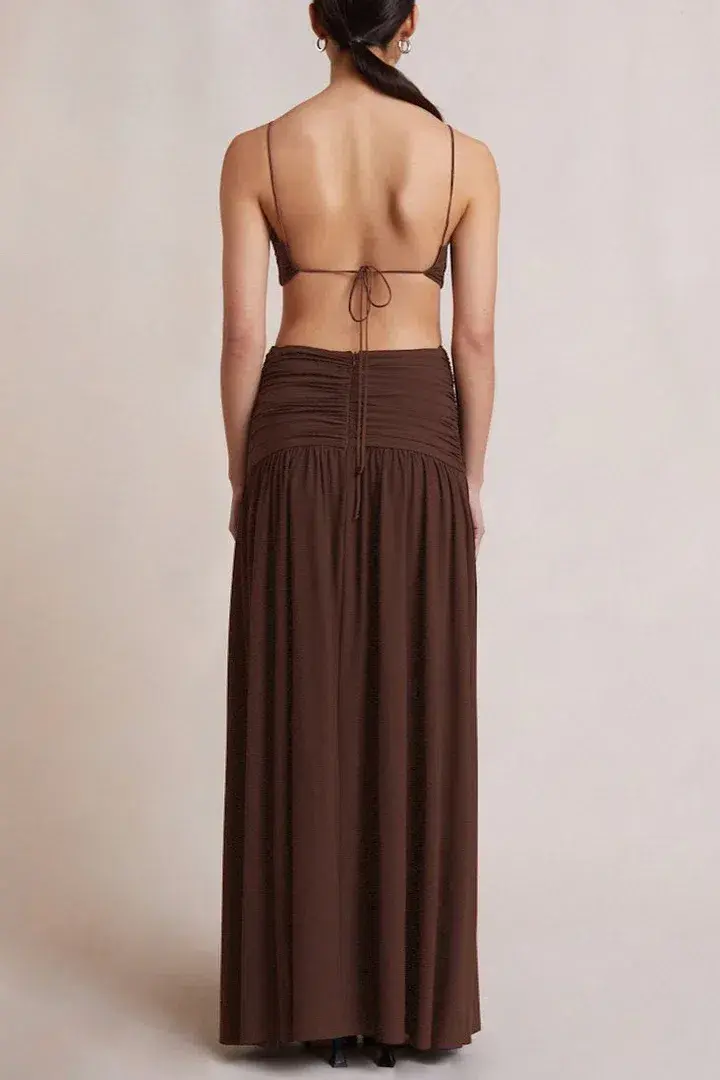  Bec & Bridge Minx Midi Dress Copper Size 10 - Image 2