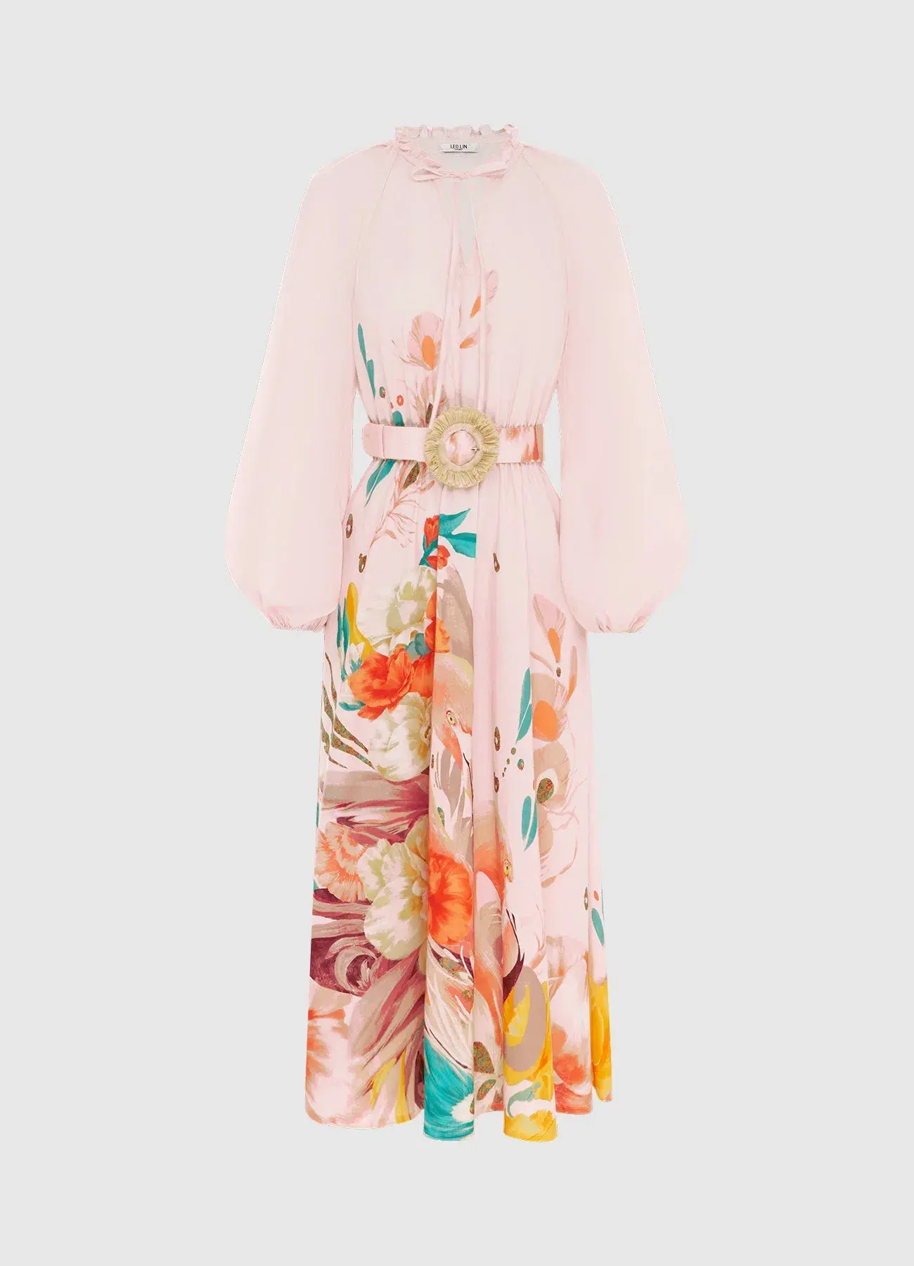 Leo Lin Pippa Midi Dress in Euphoria Print Size 10 - Image 6