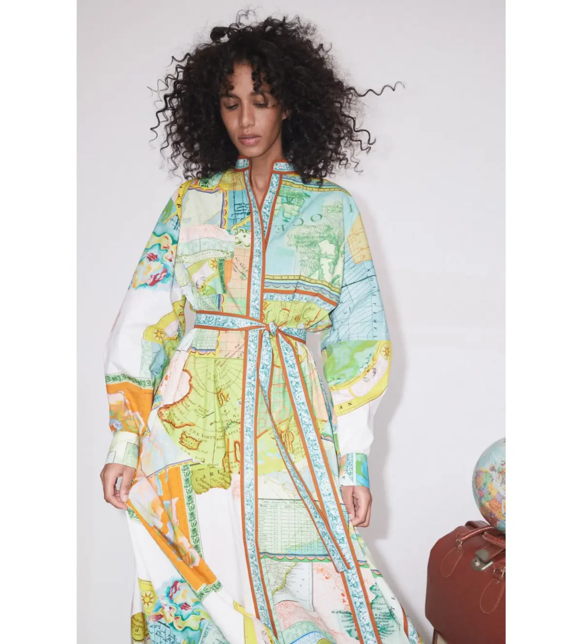 Alemais Atlas Shirtdress Print Size AU 16 - Image 2