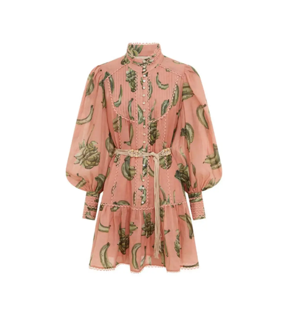 Alemais Bananarama Mini Dress Pink Size 12 - Image 3