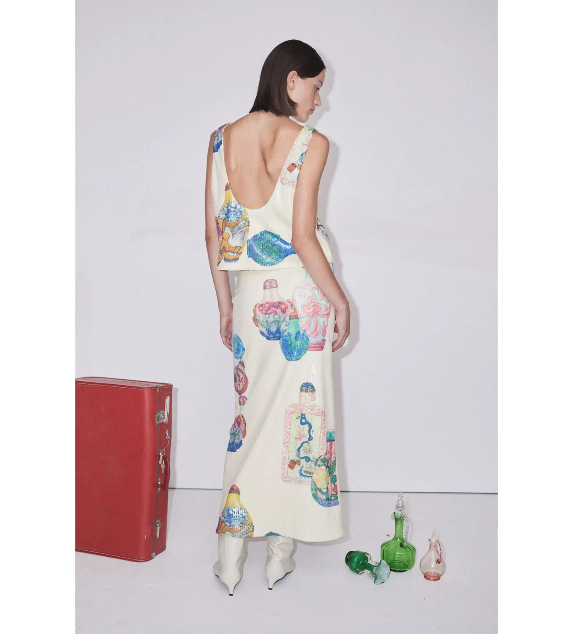 Alemais Chesca Top and Skirt Set Print Size 16 - Image 2