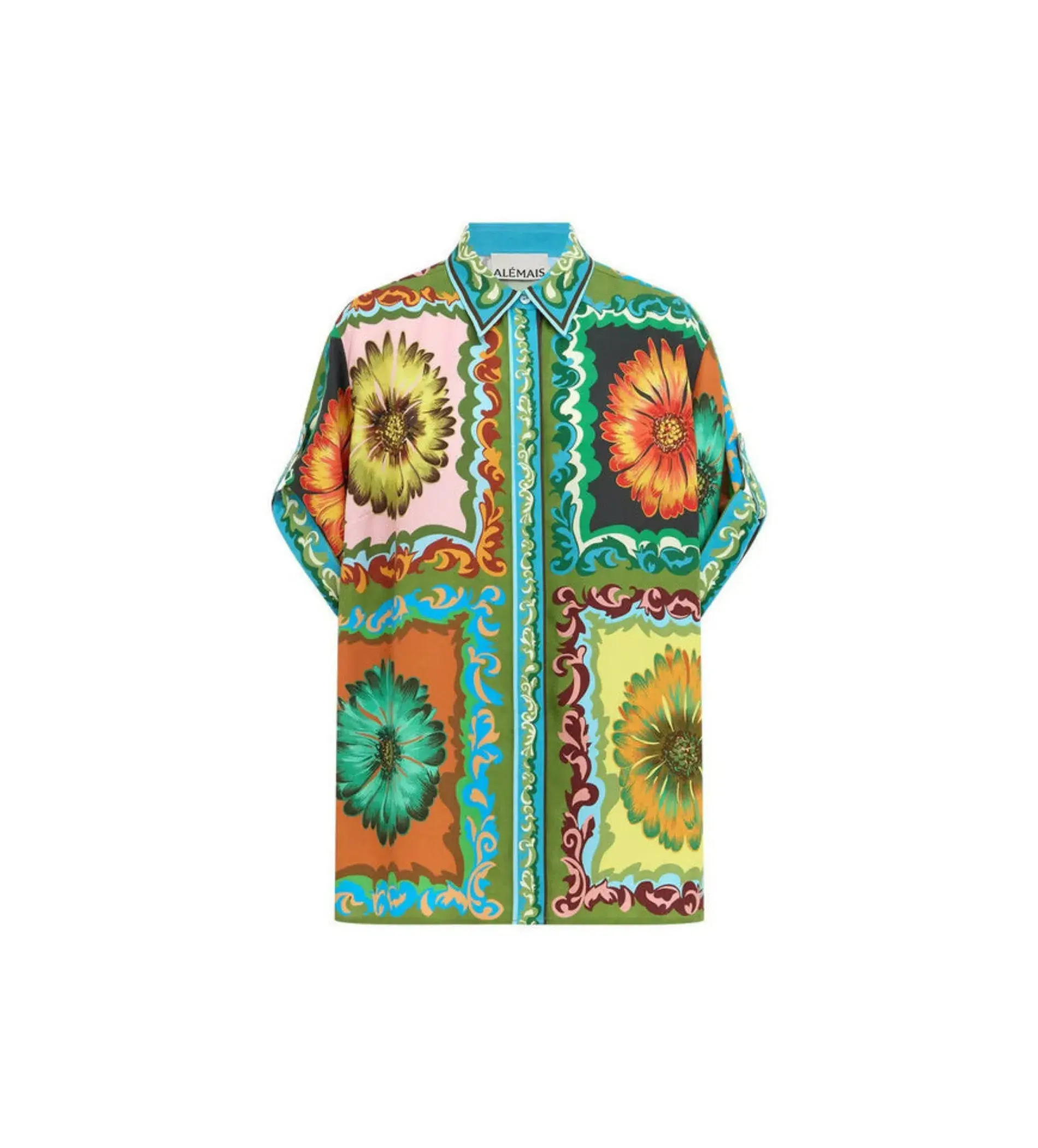 Alemais Disco Daisy Shirt and Short Set Multi Size 14 - Image 4