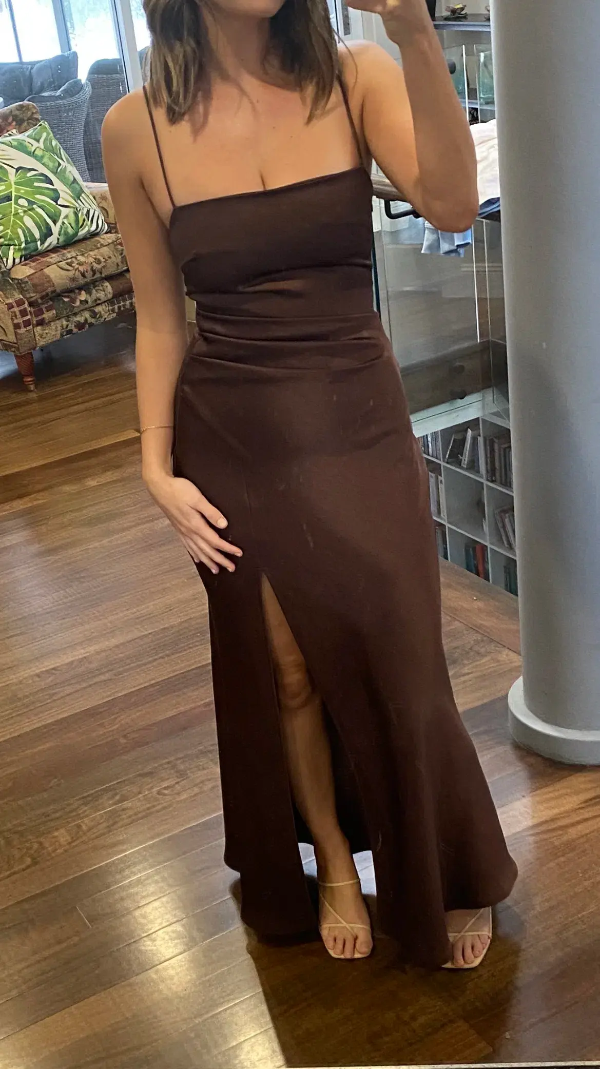 Bec & Bridge Nadia Maxi Dress Brown Size 8 - Image 5