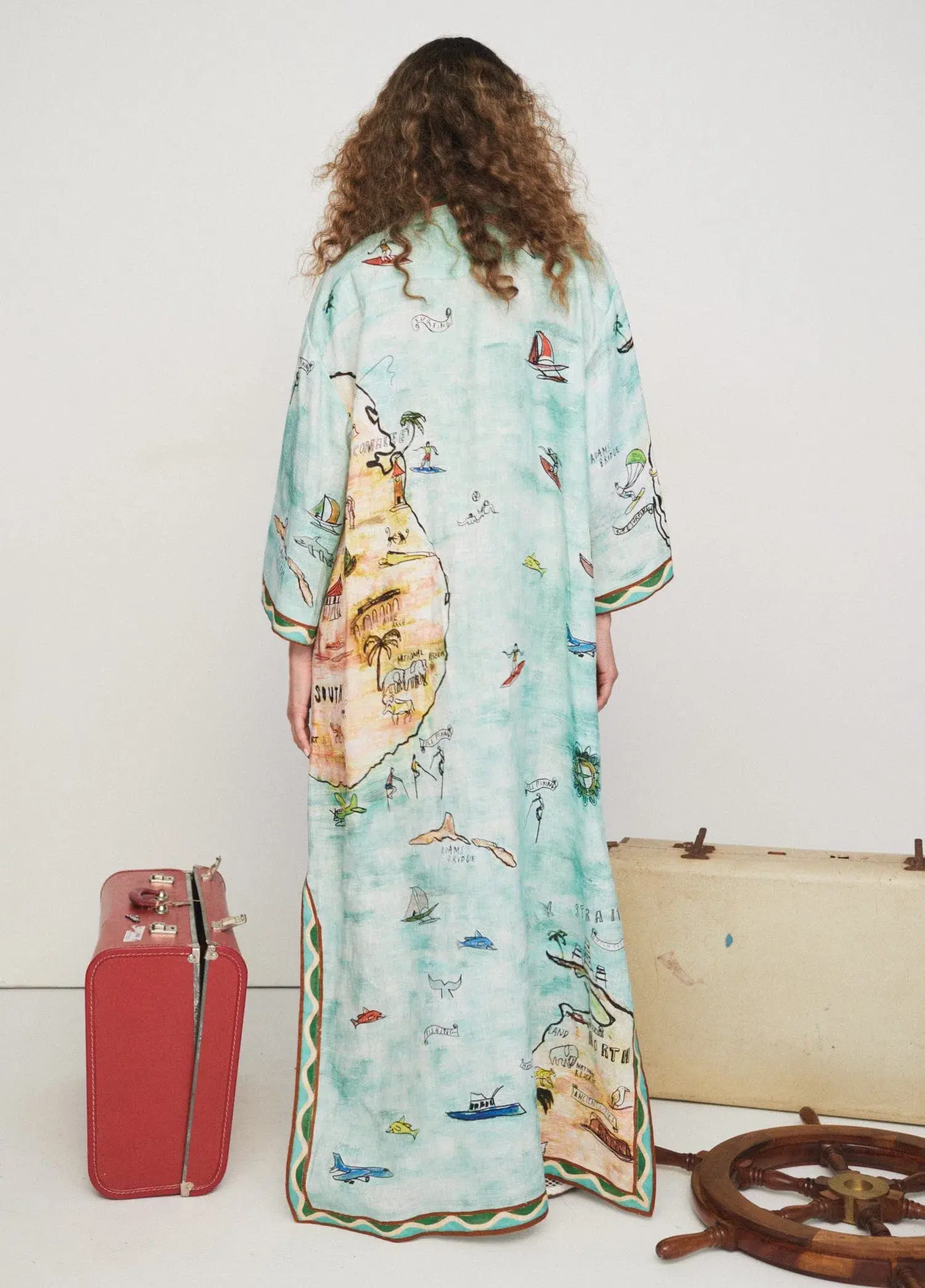 Alemais Swell Shirtdress Multi Size 10 - Image 3