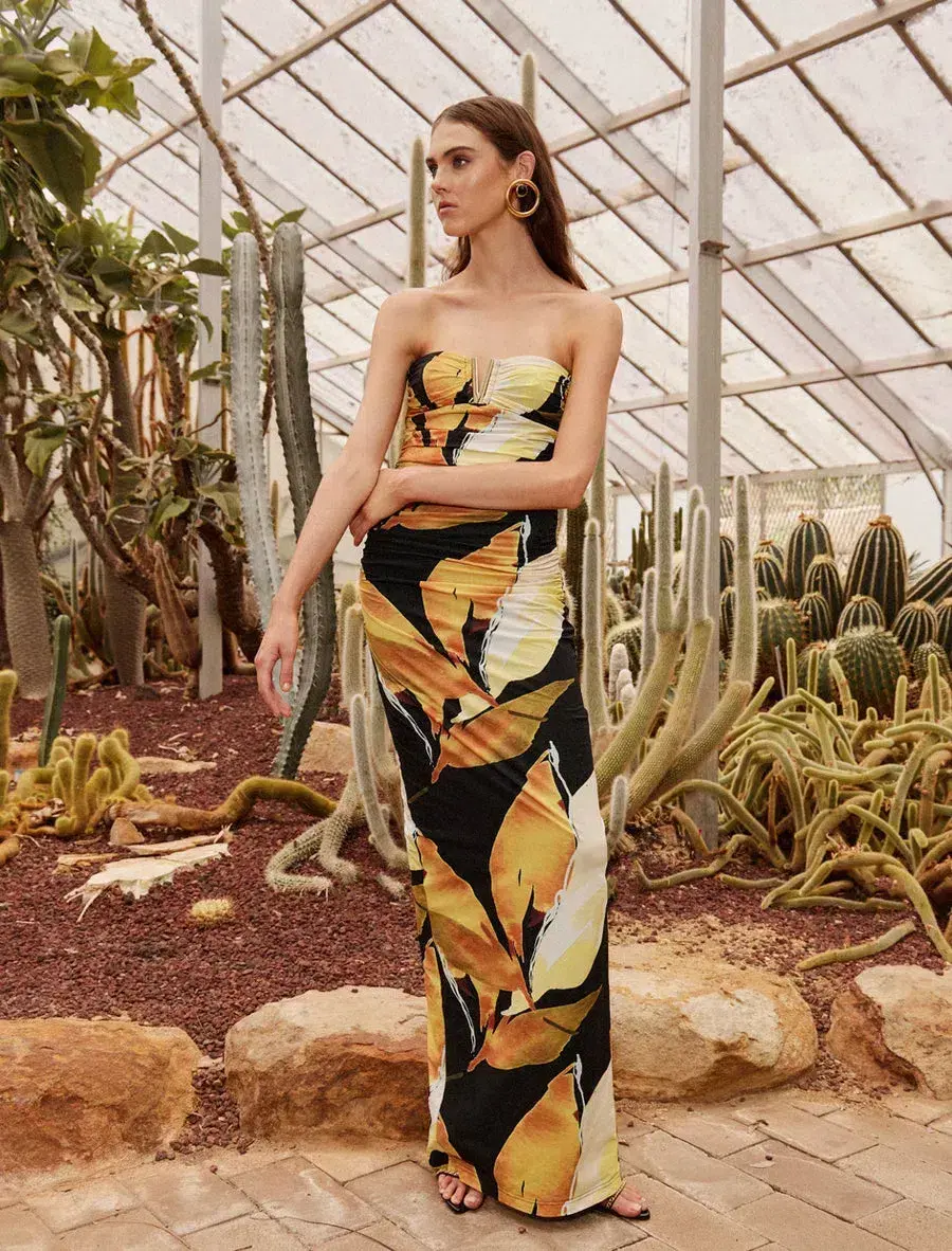 Rebecca Vallance Petals of Paradise Gown Floral Size 10 - Image 3