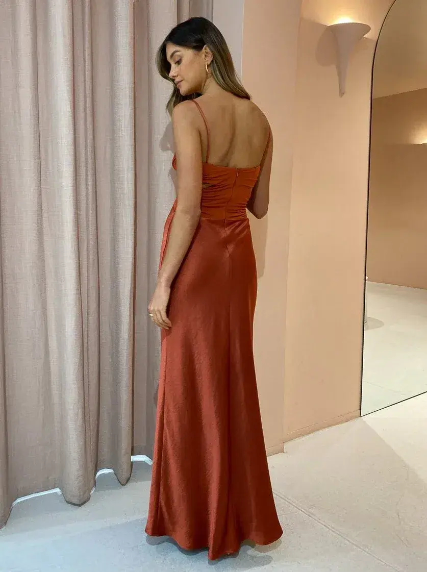 Bec + Bridge Nadia Twist Maxi Dress Auburn Size 12 - Image 2