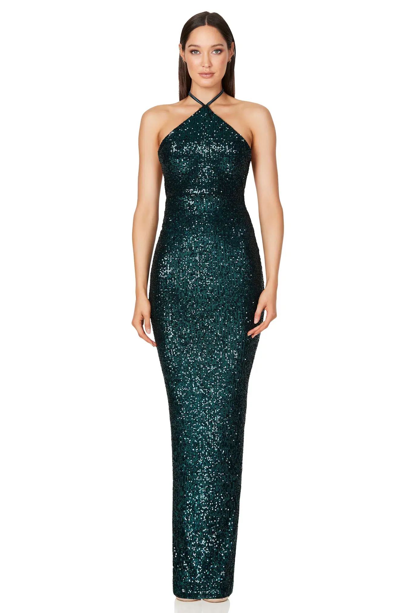 Nookie Treasure Gown Emerald Size Small - Image 1