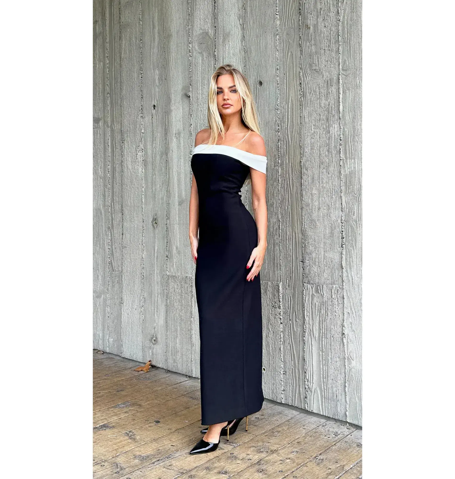 Bianca & Bridgett Leni Maxi Dress Black Size AU 14 - Image 4