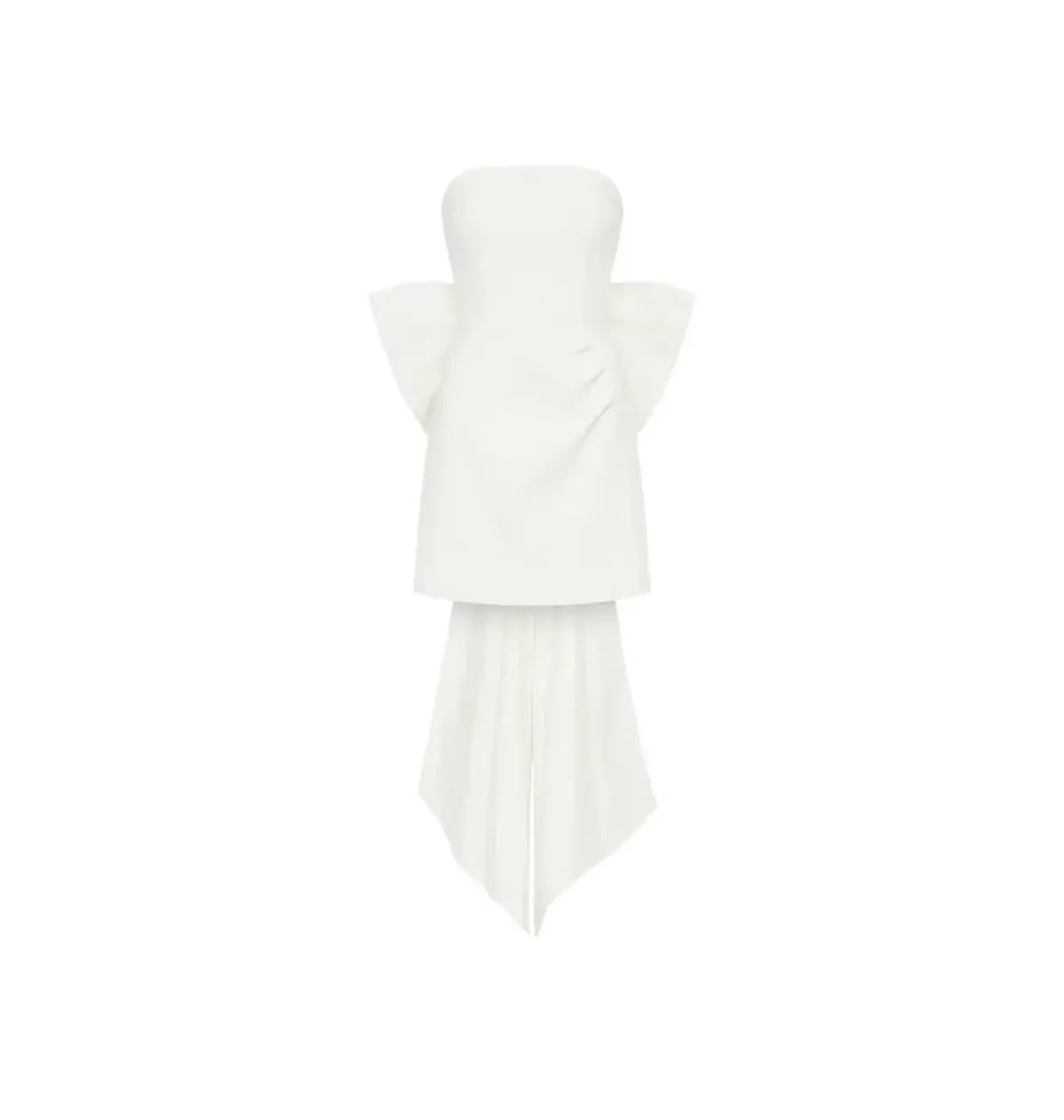 Rebecca Vallance White Daphne Mini Dress Ivory Size AU 6 - Image 5