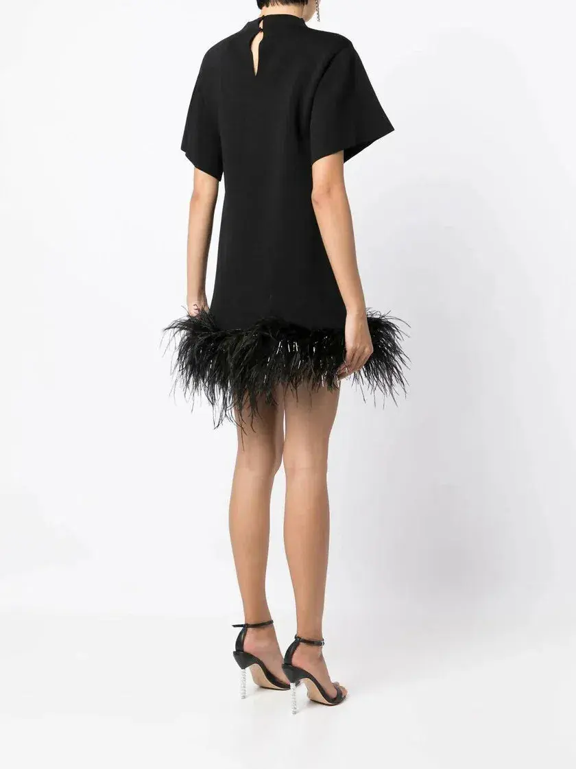 Rachel Gilbert Rita Mini Dress Black Size M / AU 12 - Image 3