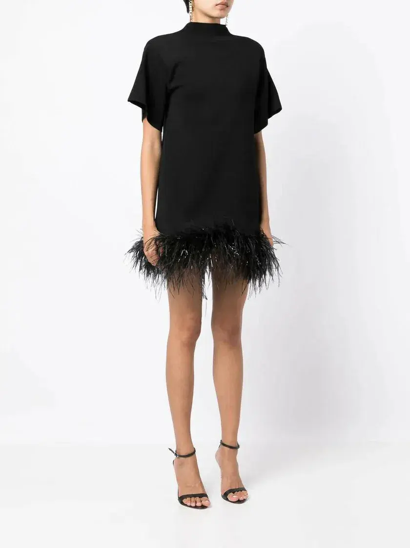 Rachel Gilbert Rita Mini Dress Black Size M / AU 12 - Image 1