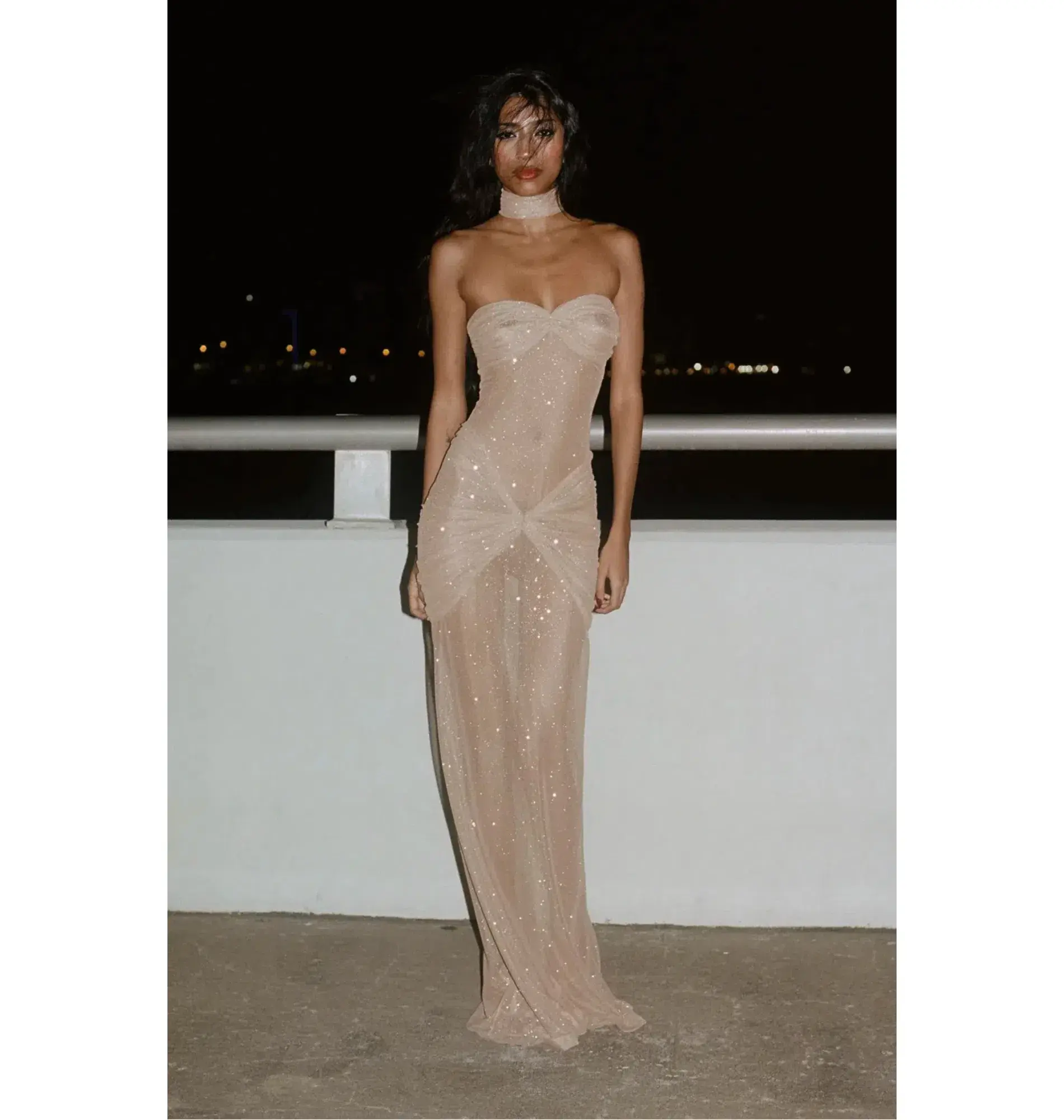 Mirror Palais The Starlight Dress Gold Size XS / AU 6 - Image 1