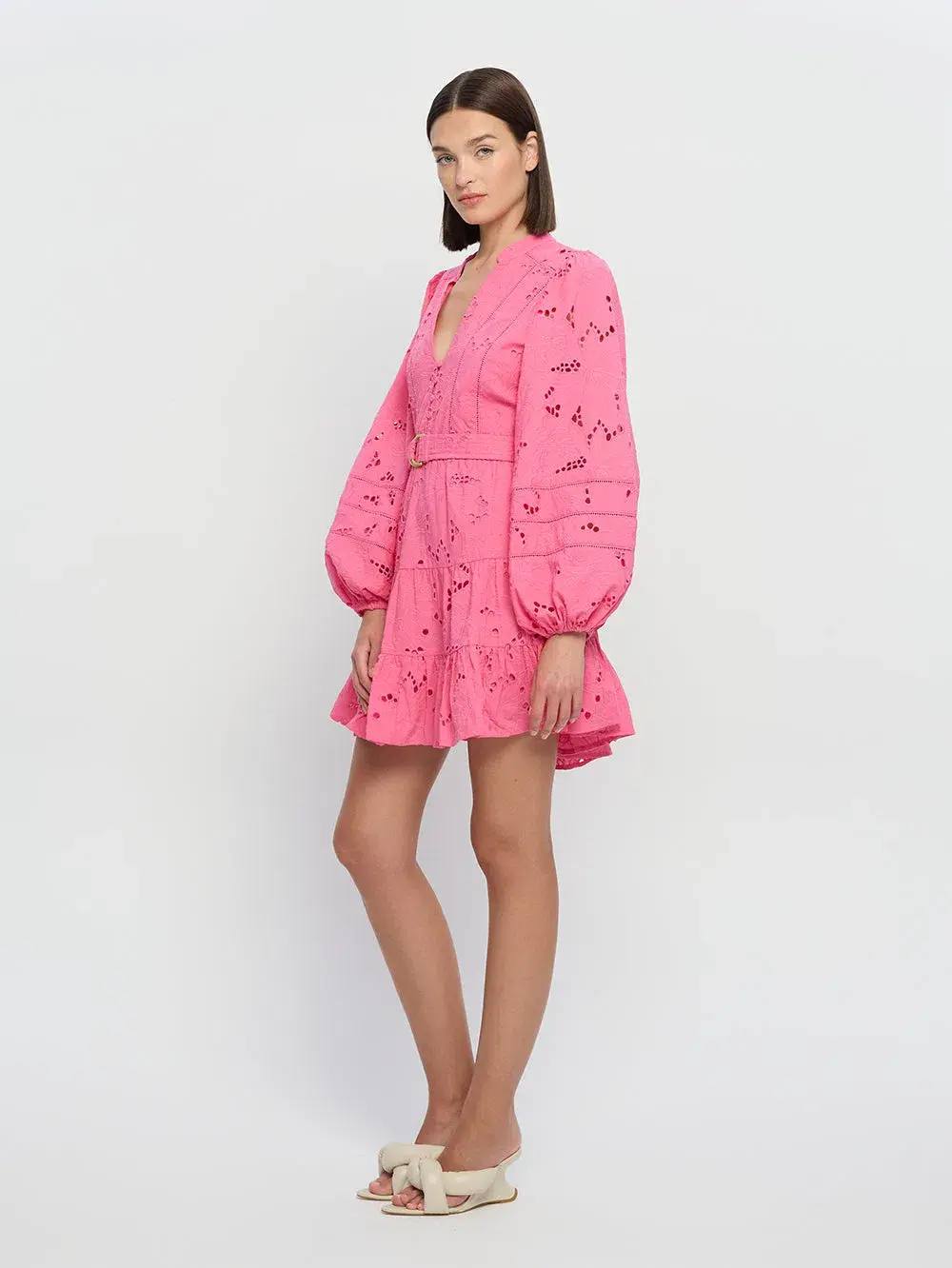 Kivari Corfu Mini Dress Pink Size AU 6 - Image 2