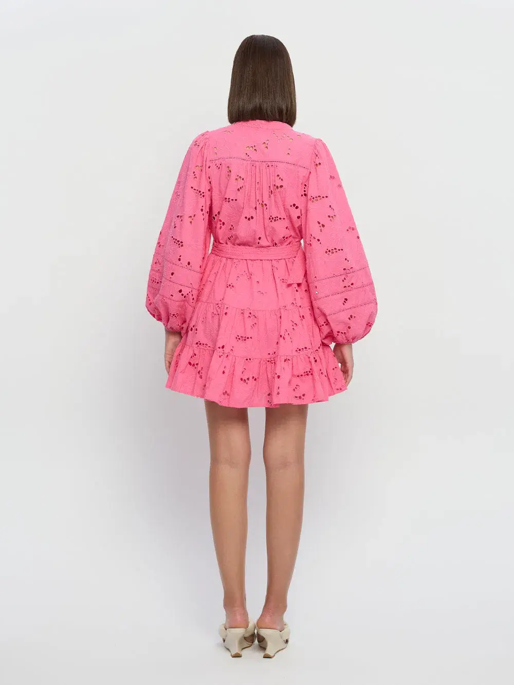 Kivari Corfu Mini Dress Pink Size AU 6 for rent on The Volte - main image