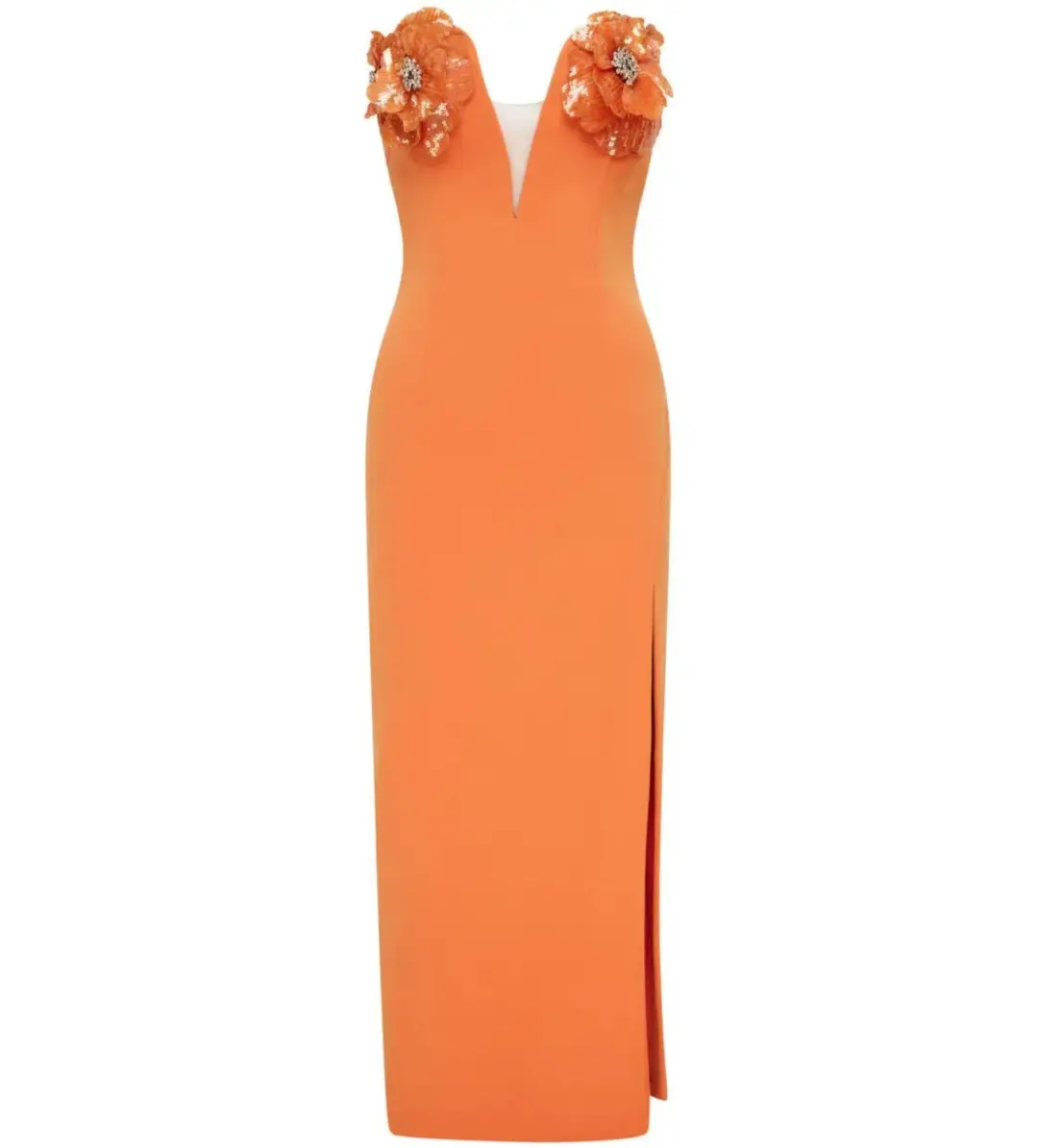 Rachel Gilbert  Bowie Dress Orange Size 10  for rent on The Volte - main image