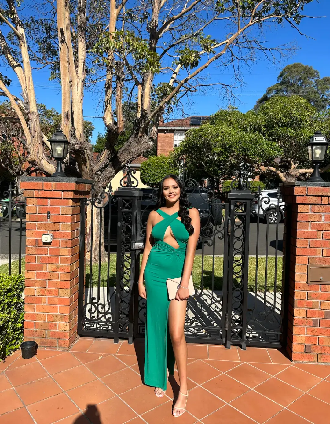 Nookie Belisse Gown Green Size S/Au 8  for rent on The Volte - main image