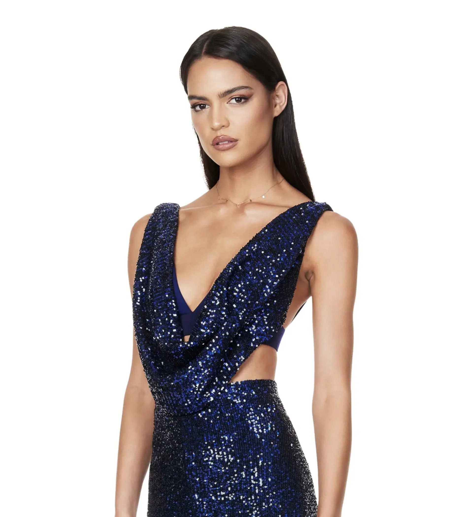 Nookie Pandora Crop + Skirt Set Blue Size S/Au 8 - Image 1