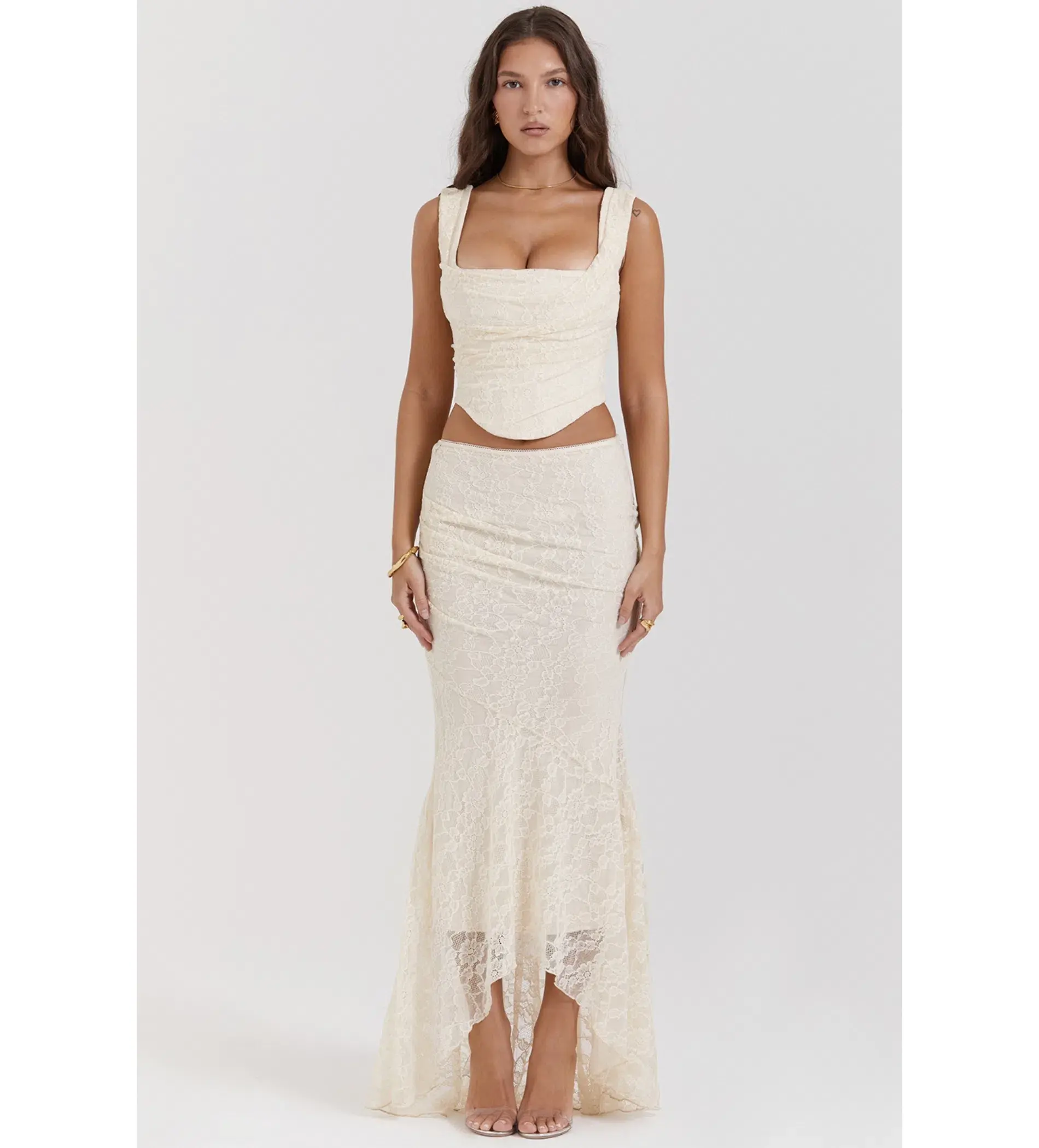 House of CB Vintage Set Cream Size Medium /Au 10  - Image 1
