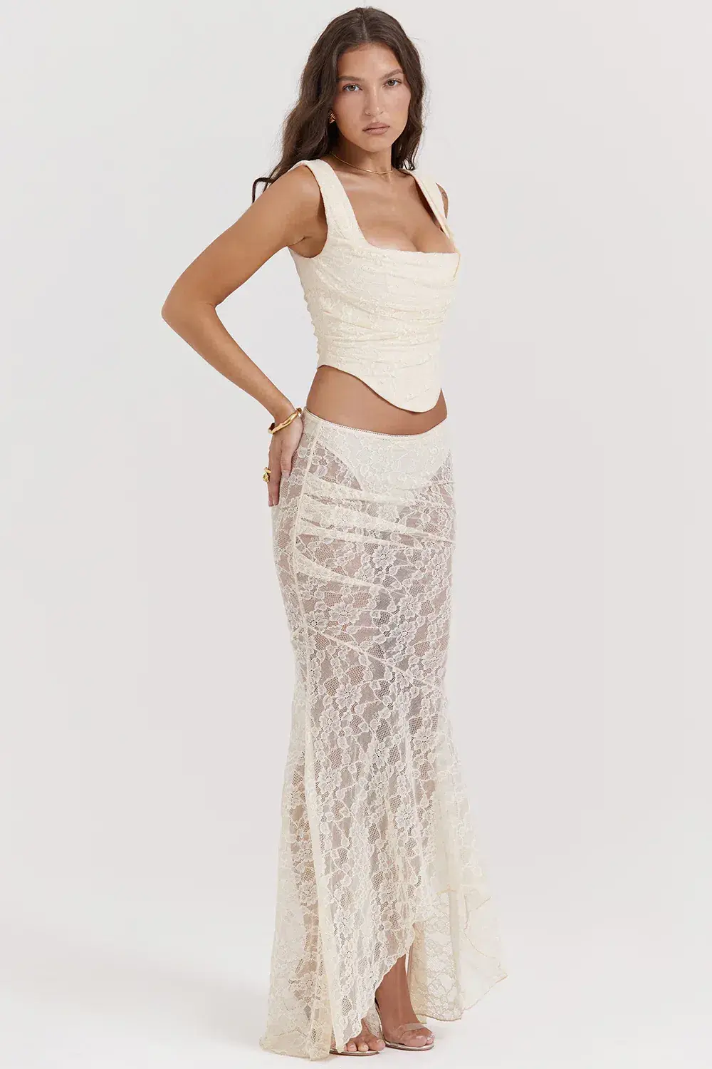 House of CB Vintage Set Cream Size Medium /Au 10  - Image 2