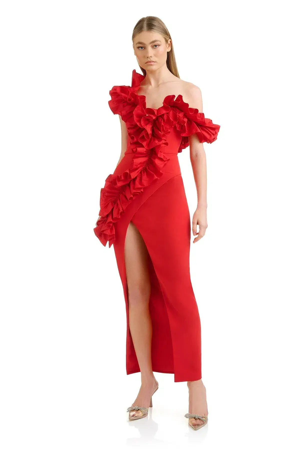 Eliya the Label Rosanna Dress Red Size M/Au 10  - Image 1
