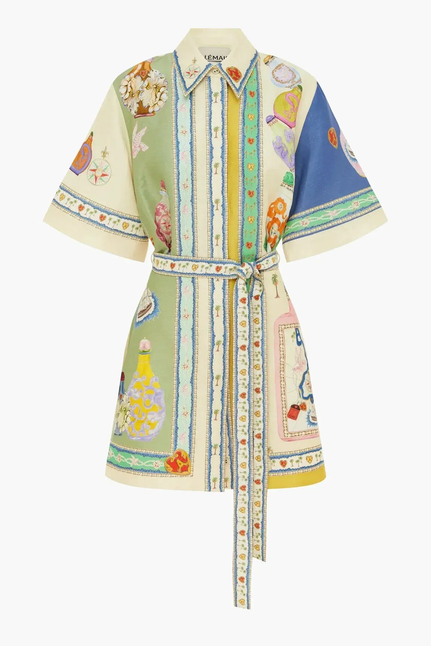 Alemais Elixir Mini Dress Multi Print Size 10 - Image 6