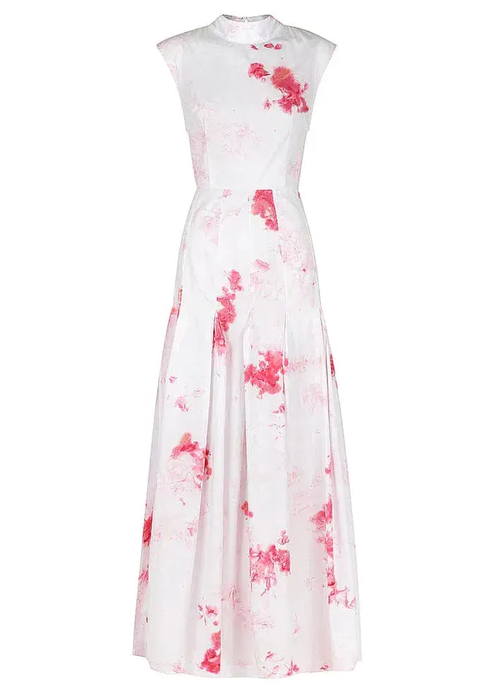 S/W/F Puglia Cut Out Maxi Dress Floral Size M / AU 10 - Image 4